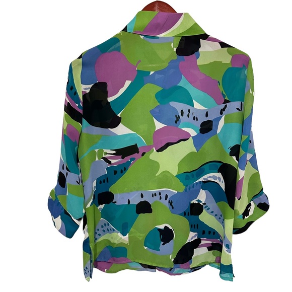 Naomi Swirl Blouse with Shell M - Picture 4 of 9